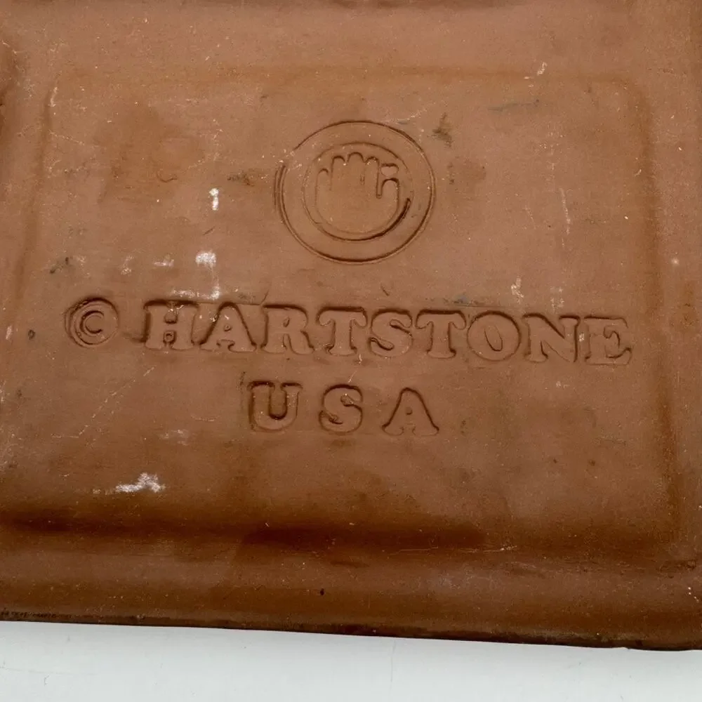 Hartstone Vintage Stone House Gingerbread Cookie Mold Terracotta Wall Hanging